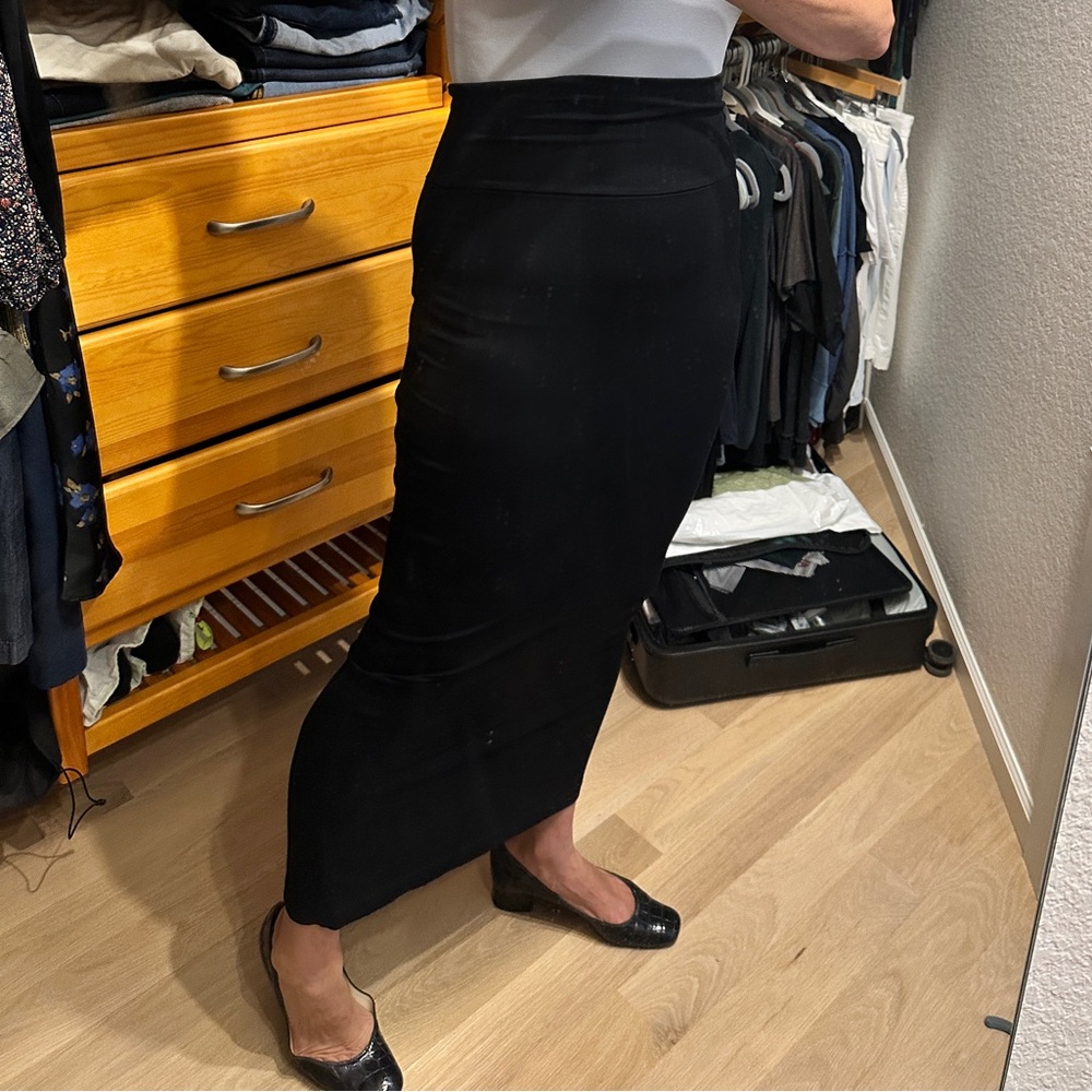 Eileen Fisher Black Maxi Skirt